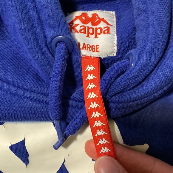 Blue kappa hoodie - Picture 2 of 3